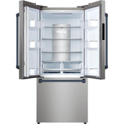 Thor Kitchen 30-inch, 17.7 cu. ft. Counter-Depth French 3-Door Refrigerator with Ice Maker RF3017FFD99-BLU