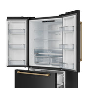 Thor Kitchen 36-inch, 20.3 cu. ft. Counter-Depth French 3-Door Refrigerator with Ice Maker RF3621CTD00-BRZ