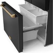 Thor Kitchen 36-inch, 20.3 cu. ft. Counter-Depth French 3-Door Refrigerator with Ice Maker RF3621CTD00-BRZ