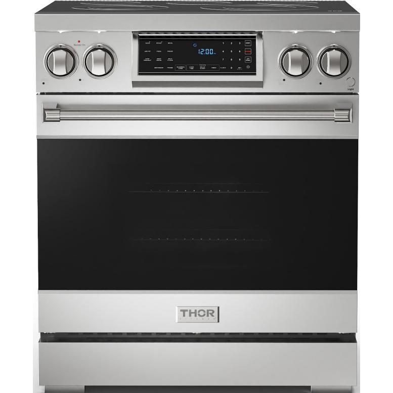 Thor Kitchen 30-inch Freestanding Electric Range with Tilt Panel RSE30