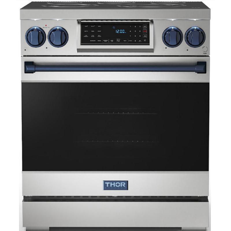 Thor Kitchen 30-inch Freestanding Electric Range with Tilt Panel RSE30-BLU
