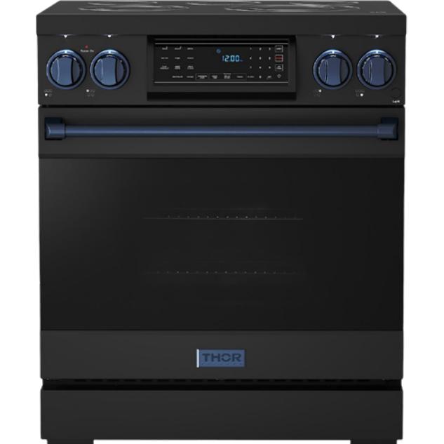 Thor Kitchen 30-inch Freestanding Electric Range with Tilt Panel RSE30B-BLU