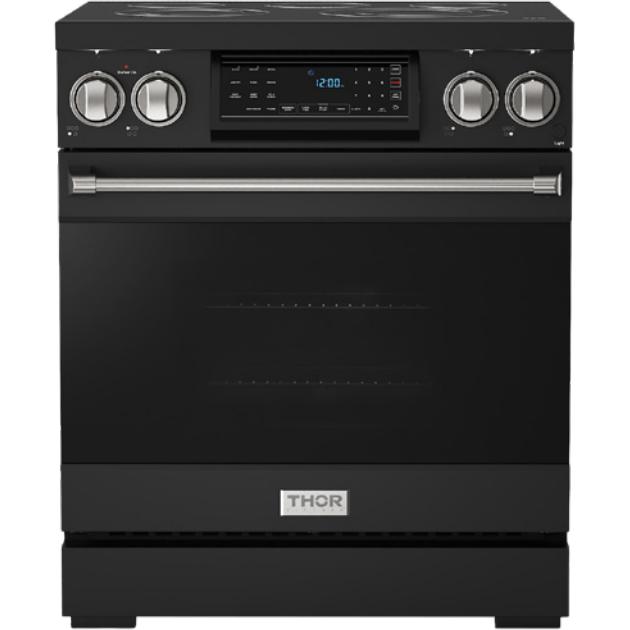 Thor Kitchen 30-inch Freestanding Electric Range with Tilt Panel RSE30B-SS