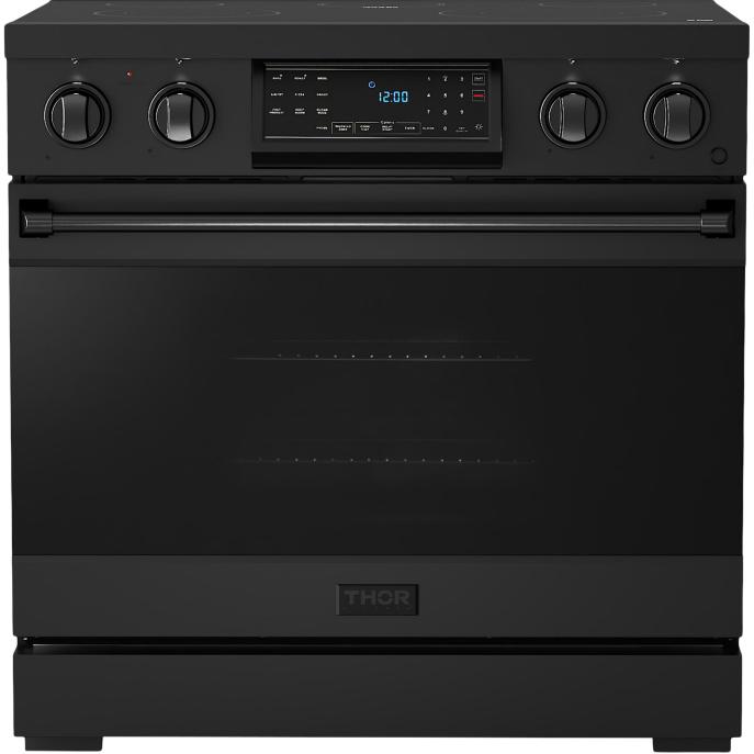 Thor Kitchen 36-inch Freestanding Electric Range with Tilt Panel RSE36B