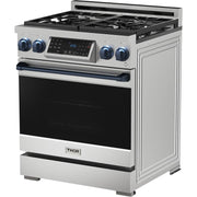Thor Kitchen 30-inch Freestanding Gas Range with Tilt Panel RSG30-BLU