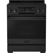 Thor Kitchen 30-inch Freestanding Gas Range with Tilt Panel RSG30BLP