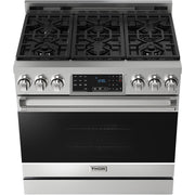 Thor Kitchen 36-inch Freestanding Gas Range with Tilt Panel RSG36