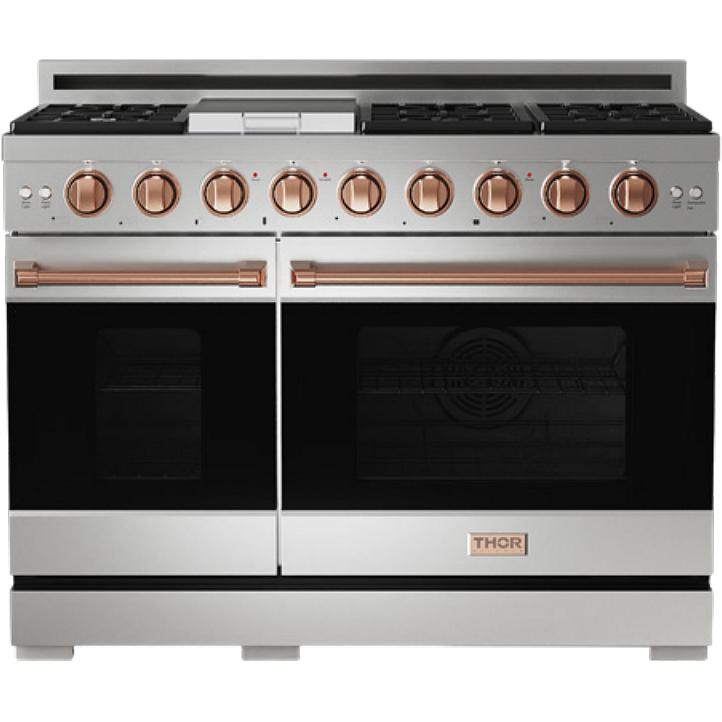 Thor Kitchen 48-inch Freestanding Gas Range with Convection Technology RSG48E-RSG