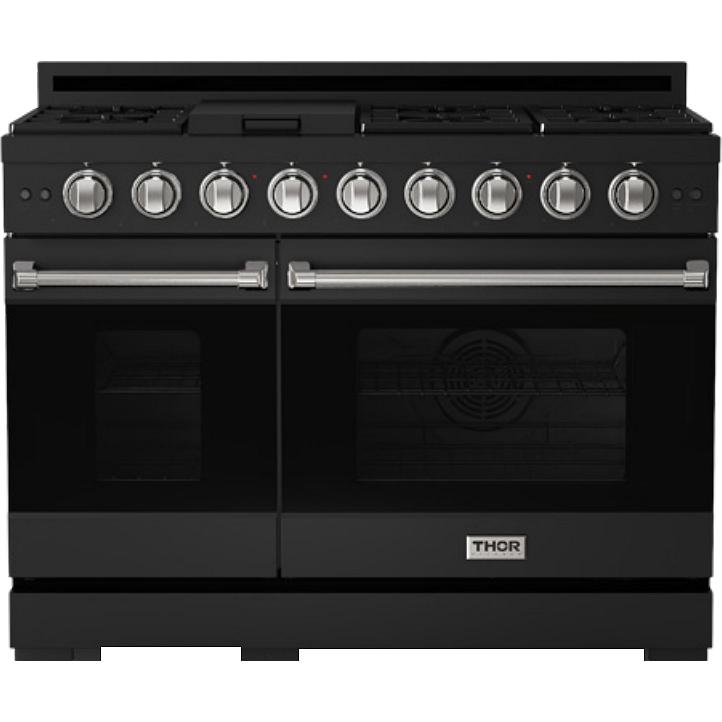 Thor Kitchen 48-inch Freestanding Gas Range with Convection Technology RSG48EBLP-SS