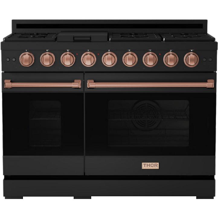 Thor Kitchen 48-inch Freestanding Gas Range with Convection Technology RSG48EBLP-RSG