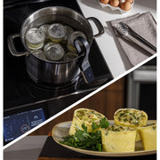GE Profile 30-inch Smart Slide-In Front-Control Induction Range with Air Fry PHS93EYPFS