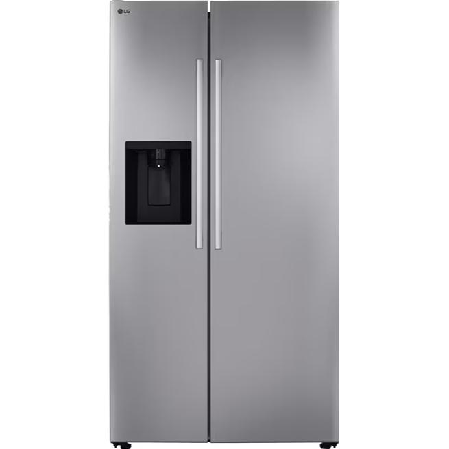 LG 27 cu. ft. Standard-Depth Side-by-side Refrigerator with Ice and Water LS27T3230S