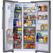 LG 27 cu. ft. Standard-Depth Side-by-side Refrigerator with Ice and Water LS27T3230S