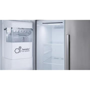 LG 27 cu. ft. Standard-Depth Side-by-side Refrigerator with Ice and Water LS27T3230S