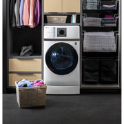 GE Profile 4.6 cu. ft. UltraFast Combo with Ventless Inverter Heat Pump Technology Washer/Dryer PFQ83HSSWWW