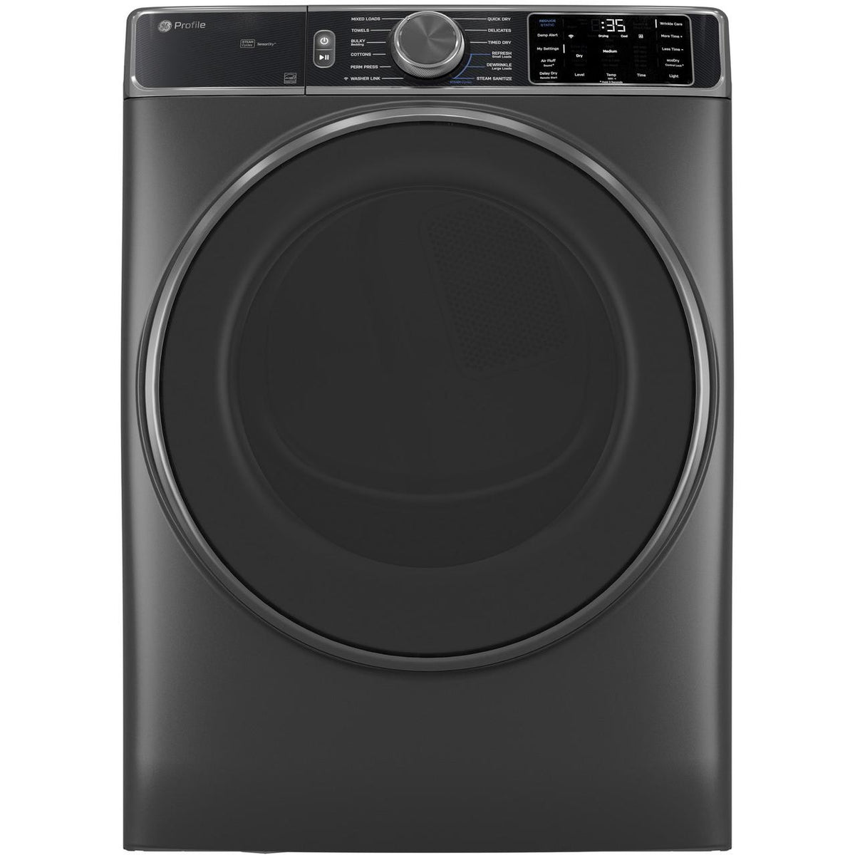 GE Profile 7.8 cu. ft. Electric Dryer with Sanitize Cycle PFD95ESPWDS