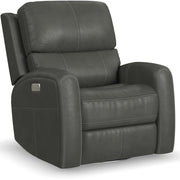 Flexsteel Linden 1043-53P5-94602 Power Recliner - Charcoal