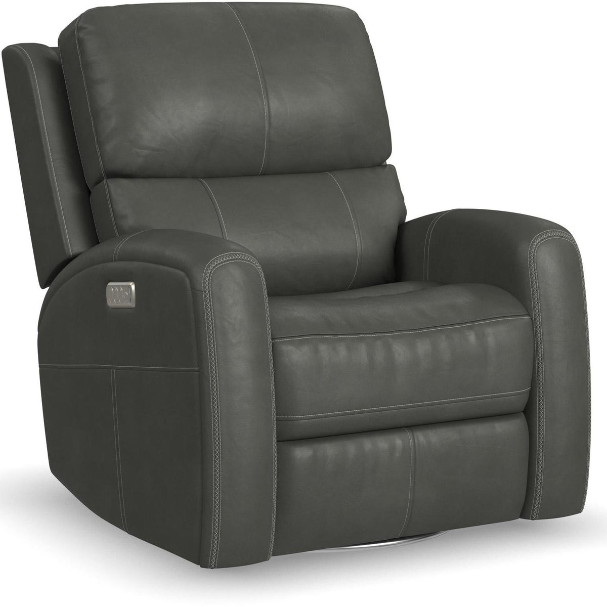 Flexsteel Linden 1043-53P5-94602 Power Recliner - Charcoal