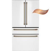 Café 36-inch, 23.2 Cu. Ft. Smart Counter-Depth 4-Door French-Door Refrigerator CJE23DP4WW2