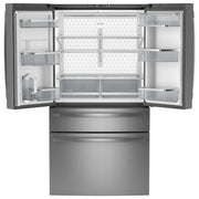 GE Profile 23.2 Cu. Ft. Smart Counter-Depth Fingerprint Resistant 4-Door French-Door Refrigerator PJE23BYWFS