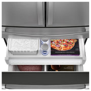 GE Profile 23.2 Cu. Ft. Smart Counter-Depth Fingerprint Resistant 4-Door French-Door Refrigerator PJE23BYWFS