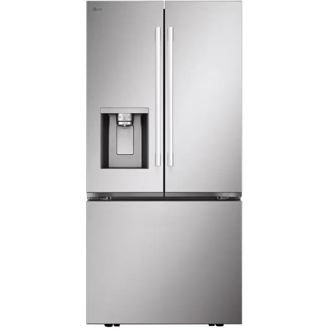 LG 33-inch, 25 cu. ft. Freestanding 3-Door French Door Refrigerator with Ice and Water Dispenser LF25H6330S