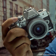 OM SYSTEM Olympus OM-D E-M10 Mark IV 20MP Digital Camera Body, Silver (V207130SU000)