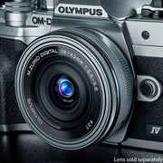 OM SYSTEM Olympus OM-D E-M10 Mark IV 20MP Digital Camera Body, Silver (V207130SU000)