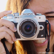 OM SYSTEM Olympus OM-D E-M10 Mark IV 20MP Digital Camera Body, Silver (V207130SU000)