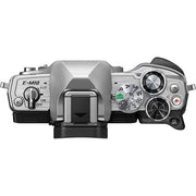 OM SYSTEM Olympus OM-D E-M10 Mark IV 20MP Digital Camera Body, Silver (V207130SU000)