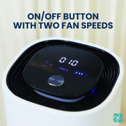 KIKI Pure Pro Personal Air Purifier/Ionizer - White