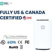 KIKI Pure Pro Personal Air Purifier/Ionizer - White