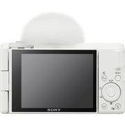 Sony ZV-1F Vlog Camera for Content Creators and Vloggers - White ZV-1F/W