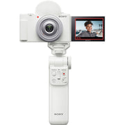 Sony ZV-1F Vlog Camera for Content Creators and Vloggers - White ZV-1F/W