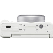 Sony ZV-1F Vlog Camera for Content Creators and Vloggers - White ZV-1F/W