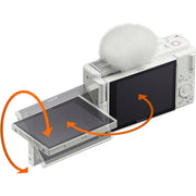 Sony ZV-1F Vlog Camera for Content Creators and Vloggers - White ZV-1F/W
