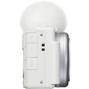 Sony ZV-1F Vlog Camera for Content Creators and Vloggers - White ZV-1F/W