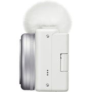 Sony ZV-1F Vlog Camera for Content Creators and Vloggers - White ZV-1F/W
