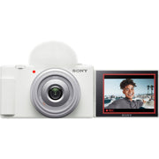 Sony ZV-1F Vlog Camera with 4K Video for Content Creators and Vloggers White Bundle