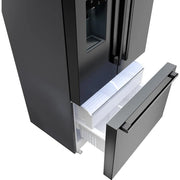 Bosch 36-inch, 21.6 cu. ft. Counter-Depth  French 3-Door Refrigerator with Water and Ice Dispensing System B36CD52SNB