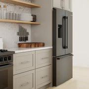 Bosch 36-inch, 21.6 cu. ft. Counter-Depth  French 3-Door Refrigerator with Water and Ice Dispensing System B36CD52SNB