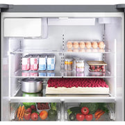 Bosch 36-inch, 21.6 cu. ft. Counter-Depth  French 3-Door Refrigerator with Water and Ice Dispensing System B36CD52SNB