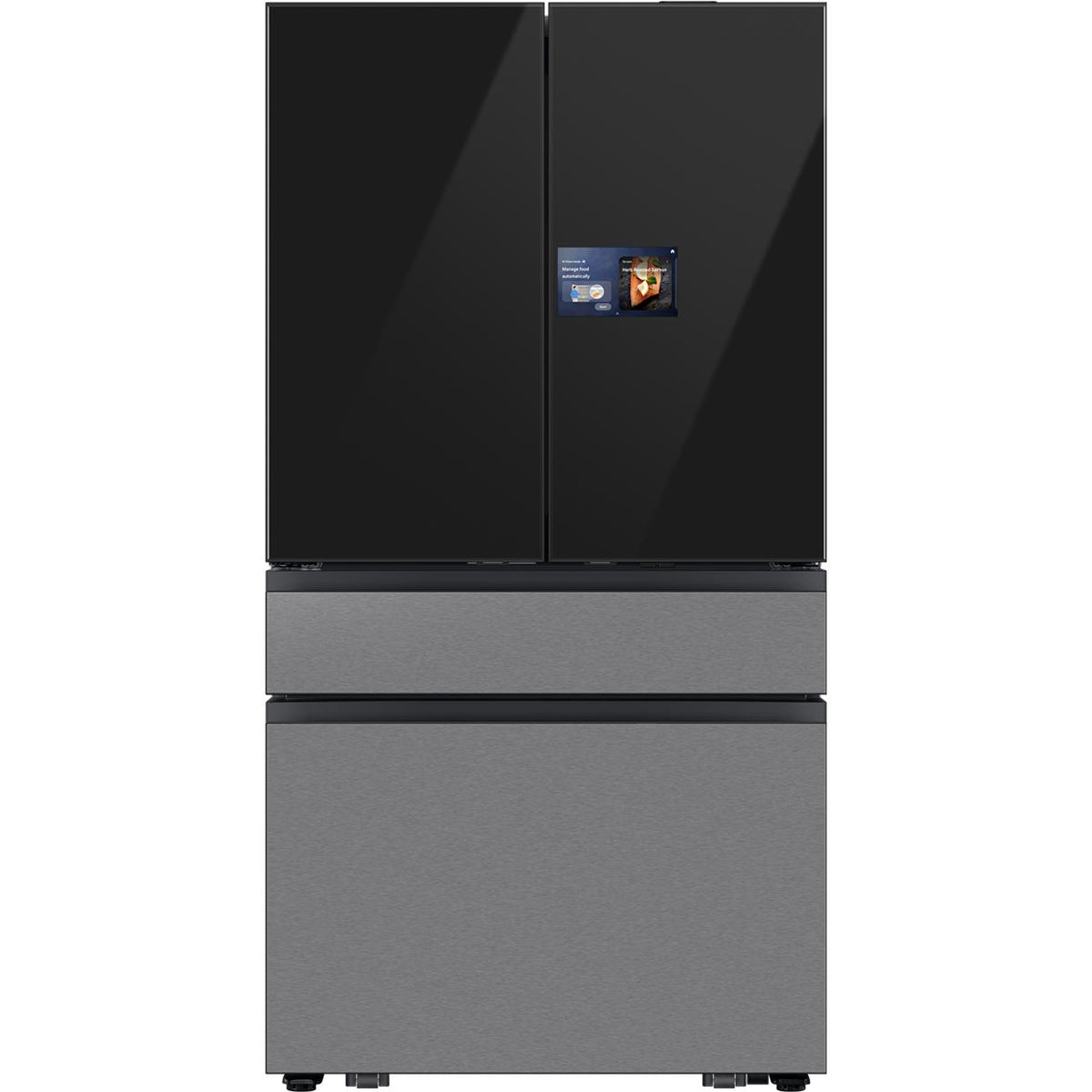 Samsung 36-Inch 29 Cu.Ft. Bespoke AI 4-Door French Door Refrigerator with AI Home Screen RF90F29BECRAA