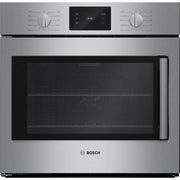 Bosch 30-inch, 4.6 cu. ft. Built-in Single Wall Oven with Convection Technology - Left SideOpening Door HBL5455LUC