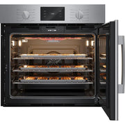 Bosch 30-inch, 4.6 cu. ft. Built-in Single Wall Oven with Convection Technology - Right SideOpening Door HBL5455RUC
