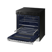 Samsung 30-inch Slide-in Electric Range with Wi-Fi NSE6DG8550SR/AA