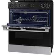 Samsung 30-inch Slide-in Dual Fuel Range with Wi-Fi NSY6DG8550SR/AA