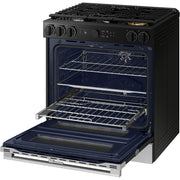 Samsung 30-inch Slide-in Dual Fuel Range with Wi-Fi NSY6DG8550SR/AA