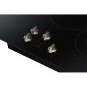 Samsung 30-inch Built-in Electric Cooktop with Knob Controls NZ30FG5332RKAA