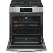 Frigidaire Gallery 30-inch Freestanding Gas Range with Convection Technology GCFG3059BF